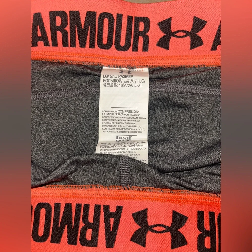Under Armour Heat Gear Compression Leggings Women’s Large Performance Bundle